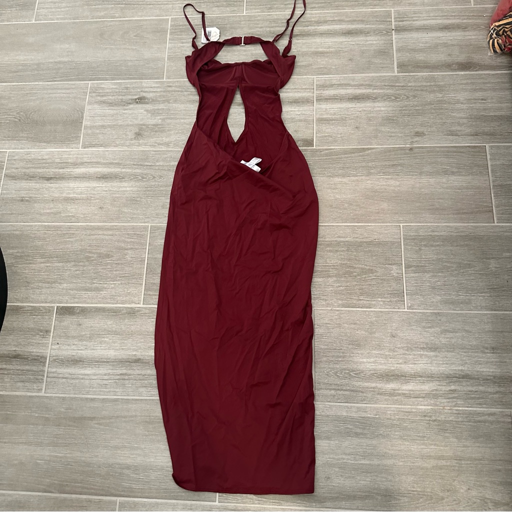 Nwt Buci Nyc Swan Dress In Carrube Sz Small — image 6 of 7